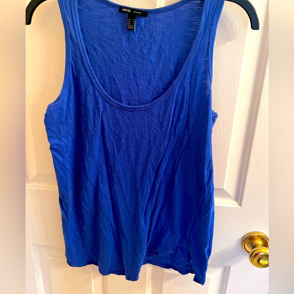 Blue tank top Size Small
